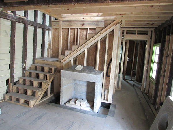 isokern fireplace in a home